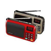 HANLIN-FM309 重低音震膜插卡收音機