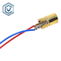 5V 650nm 5mW Adjustable Laser Dot Diode Module Red Sight Copper Head Mini Laser Pointer