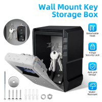 Padlock Key Box Storage Password Metal Quality Anti-Theft Lock Outdoor Key Safe Lock Box Lock Safe b
