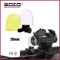 Airsoft Accessories 20mm Rifle Sight Scope Protector Lens Gaurd Paintball Hunting Airgun
