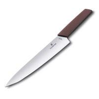 【Victorinox 瑞士維氏】SWISS MODERN 主廚刀 22cm-暗紅 (6.9016.221B)