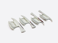 Kailey สำหรับ Haval Jolion H6 PHEV 2021 2022 2023 2024 ฝาครอบมือจับประตู ABS สีดำเงา พร้อมกรอบตกแต่ง