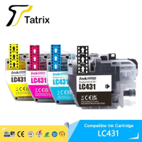 Tatrix Standard capacity LC431 LC 431 Compatible  Cartridge For Brother DCP-J1050DW,DCP-J1140DW,MFC-