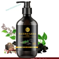Mokeru Organic Natural Fast Hair Dye Plant Essence Black Shampoo for Cover Gray White Hair