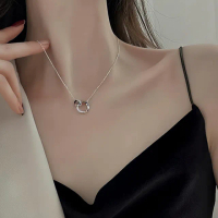 【MoonDy】包包 925純銀 銀鏈 生日禮物 鑽石項鍊 沙金項鍊 女生項鍊 歐美項鍊 銀飾項鍊 寶石鍊 項鍊