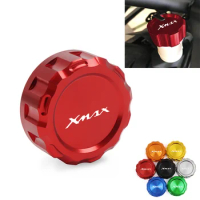 For YAMAHA XMAX X-MAX 125 250 300 400 XMAX125 XMAX250 XMAX300 Universal Rear Brake Fluid Cylinder Master Reservoir Cover Cap