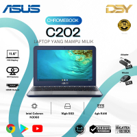 (REFURBISHED) ASUS C202 LAPTOP CHROMEBOOK | Warranty 18 Month | Intel Core Celeron | PLAY STORE | Fo