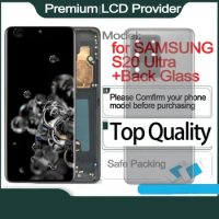 AMOLED LCD touch screen with frame for Samsung S20 ultra 5G, 6.9 inch Display