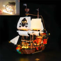 LED for Lego 31109 Creator 3in1 Pirate Ship Inn Building Set USB Lights Kit With Battery Box-（Not include Lego Bricks)