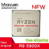 1PCS/LOT 100% NEW Ryzen 9 5900X NEW R9 5900X 3.7 GHz Twelve-Core 24-Thread CPU Processor 7NM L3=64M 100-000000061 Socket AM4