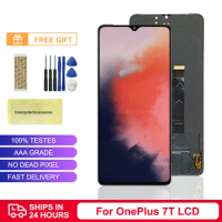 Super OLED Lcd For Oneplus 7T LCD DisplayTouch Screen Digitizer Assembly with Frame LCD Screen For One Plus 7T 1+7t screen