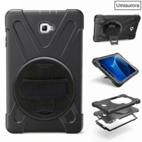 Heavy Duty Armor Case For Samsung Galaxy Tab A6 10.1 inch 2016 T580 SM-T580 SM-T585 S Pen SM-P580 SM-P585 Stand Shockproof Cover