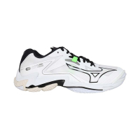 MIZUNO WAVE LIGHTNING Z8 男排球鞋-3E-美津濃 V1GA240157 白黑螢光綠