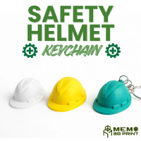 Gantungan Kunci Helm Safety Proyek Model Universal - 3D Print