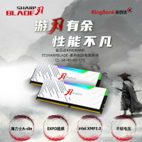 金百达DDR5国产内存条32G星刃C28银爵16Gx2/6000/7200/8000频率  【鑫弘電腦配件】