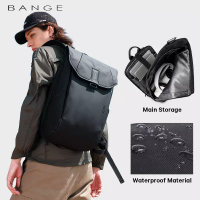 Bange Bange BG2575 Tas Ransel Backpack Laptop Pria USB 15.6 Inch - BLACK