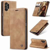 For Samsung A14 A13 Case Magnetic Flip Case For Samsung Galaxy A55 A35 A25 A15 Leather Wallet Cover For Samsung A04 A54 A34 A24