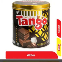 tango wafer cokelat 240 g / kaleng