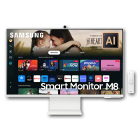 【SAMSUNG 三星】S32DM803UC AI 32型 M8 智慧聯網螢幕(AI晶片/VA/HDR/畫質升頻/內建喇叭/Type-C/升降旋轉)