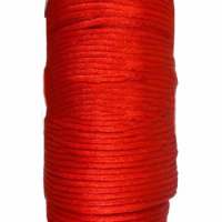 1.5mm Red Rattail Satin Nylon Cord Chinese Knot Beading Cord+750m/roll Macrame Rope Bracelet String Cords Accessories