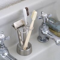 DULTON 不鏽鋼 幸運草造型 牙刷架 置物架 桌上型 牙刷收納 牙刷置物架 浴室收納 不鏽鋼 幸運草造型