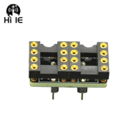 1Piece HiFi Audio High-end Single Op Amp to Dual Op Amp Socket Op amp Adapter IC Sockets DIP8 8Pins Connector DIP Socket