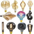Bóng đèn LED Edison G125 - Đèn tròn E27, 4W, ánh sáng vàng 3000K, đường kính 125mm