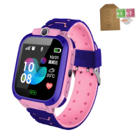 2G SOS Call Back Monitor Kids Smart Watch LBS Location Children Smartwatch with Math Game with12 Languages Kids Clock Gifts