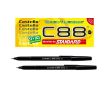 Pena Standard / Pulpen C88 Hitam / biru 12 Pcs + 1 pcs ( 1 kotak)