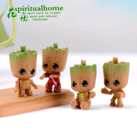Đồ Trang Trí Để Bàn Marvel Phim Hoạt Hình Cây Nhỏ Cá Tính, Quà Sinh Nhật, Nữ, Cảnh Quan Siêu Nhỏ, Đồ