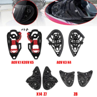 Pair Motorcycle Helmet Visor Shield Gear Base Plate Lens Holder For AGV K1 K3SV K5 / K3 K4/X14 Z7 /Z8 Helmet Accessories