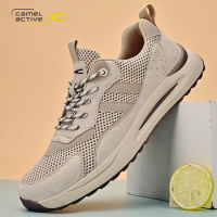 Camel Active Men's Sneakers 2023 Autumn New Sports Running Shoes Trend Fashion Breathable Soft Mesh Casual Shoes For Men