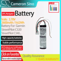 CameronSino Battery for Garmin StreetPilot C320 StreetPilot C340 StreetPilot C330 fits 361-00022-00 ,GPS Navigator Battery.