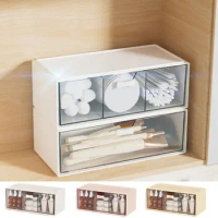 Mirror Cabinet Storage Box Cosmetics Lipstick Storage Rack Bathroom Desktop Organization Drawer Type Multi-Layer Storage Box