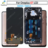 For Oneplus 6T LCD Display Screen Touch Digitizer Panel Assembly Replacement For One Plus 6T LCD 1+6t Screen