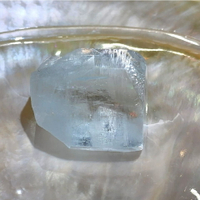 寶石級巴基斯坦海水藍寶原礦晶體230217-28號 ~好人緣、對應喉輪、增加溝通能力、也是旅行及以海維生職業的護身符