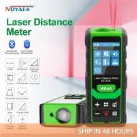 Noyafa Laser Distance Meter Green Beam Laser Rangefinder High Accuracy Professional Laser Meter Range Finder Measure Device Tool