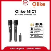 Olike Mic Wireless Portable MIC1 Wireless MIcrophone Natural Sound Dual Mic Interconnection SupportM
