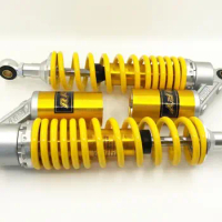 Universal 13.5 "340mm 8mm Spring Motorcycle Rear Shock absorber for Honda Yamaha VMAX GN400 cb400 cb500 ATV yellow