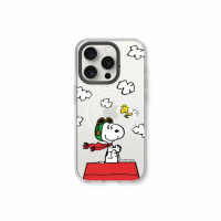 【RHINOSHIELD 犀牛盾】iPhone 14系列 Clear MagSafe兼容 磁吸透明手機殼/史努比-小小飛行員(Snoopy)