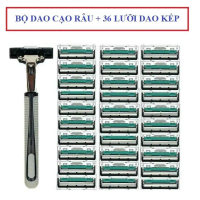 ( cạo râu 36 lưỡi ) bộ dao cạo râu 36 lưỡi êm ái, lưỡi kép thay thế, bộ dao cạo râu 36 lưỡi đa năng