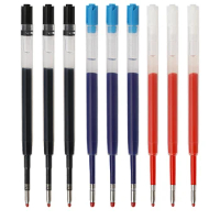 100Pcs 99mm 9.9cm Black Blue Red Ink Plastic Replaceable G2 Gel Pen Refills Writing Smoothly 0.5mm Fine Point For Parker Pen