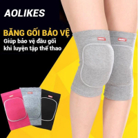 Bó Gối, Băng Gối, Băng Bảo Vệ Gối Có Đệm Đầu Gối Cao Cấp Aolikes (Mã 02 logo phía trên)