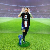 Standee Action Figure Neymar Jersey Home PSG 2022 Selebrasi Legenda Riquelme