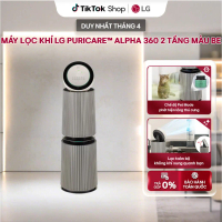 [LIVESTREAM - FREESHIP] Máy lọc không khí LG PuriCare Alpha 360 2 tầng màu be | AS10GDBY0