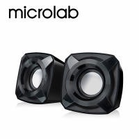【Microlab】B16黑晶鑽 USB 2.0聲道 多媒體音箱
