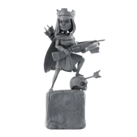 Supercell Clash of Clans, Queen of Bows and Arrows Statue, Figure Model, Decoration, Game Peripheral