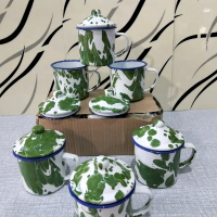 Muk Tutup Jadul Cangkir Blirik 8cm - Kitchenware Mug
