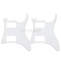 2 pcs 3 Ply Guitar Pick Guard For Ibanez GRX20Z Replacement White Pearl