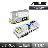 【ASUS 華碩】STRIX-RTX3090-24G-GAMING-WHITE 顯示卡+華碩 STRIX Z590-A WIFI 主機板